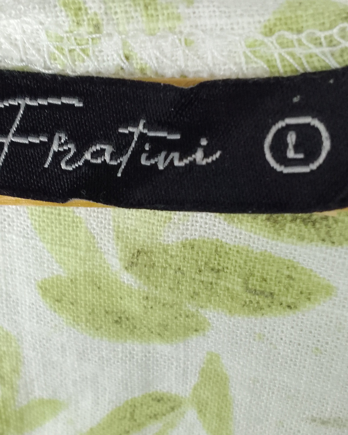 Fratini Green Floral Top
