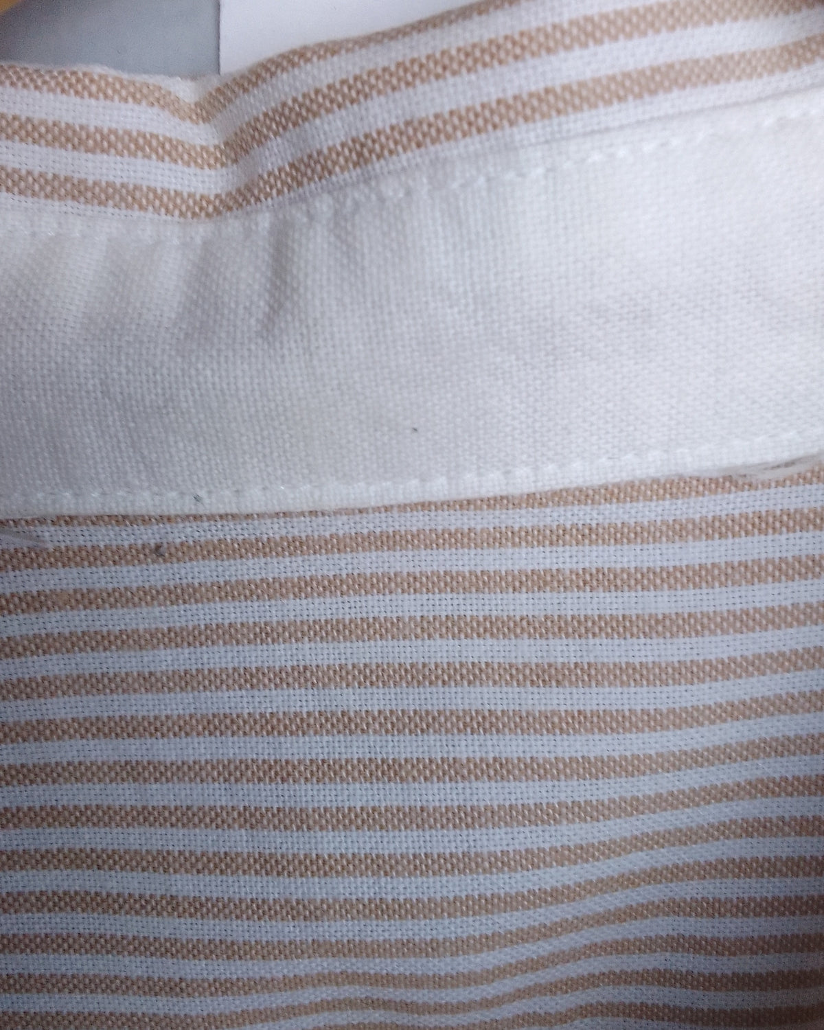 Unknown Beige Striped Shirt
