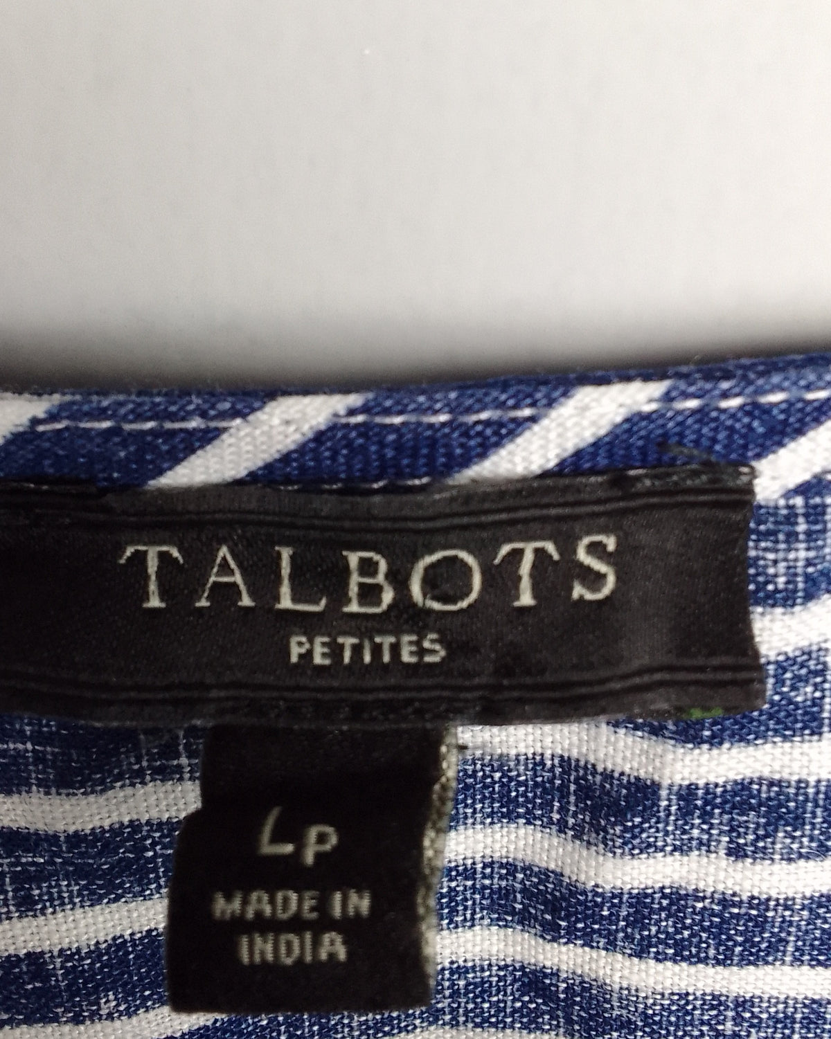 Talbots Blue Striped Tunic