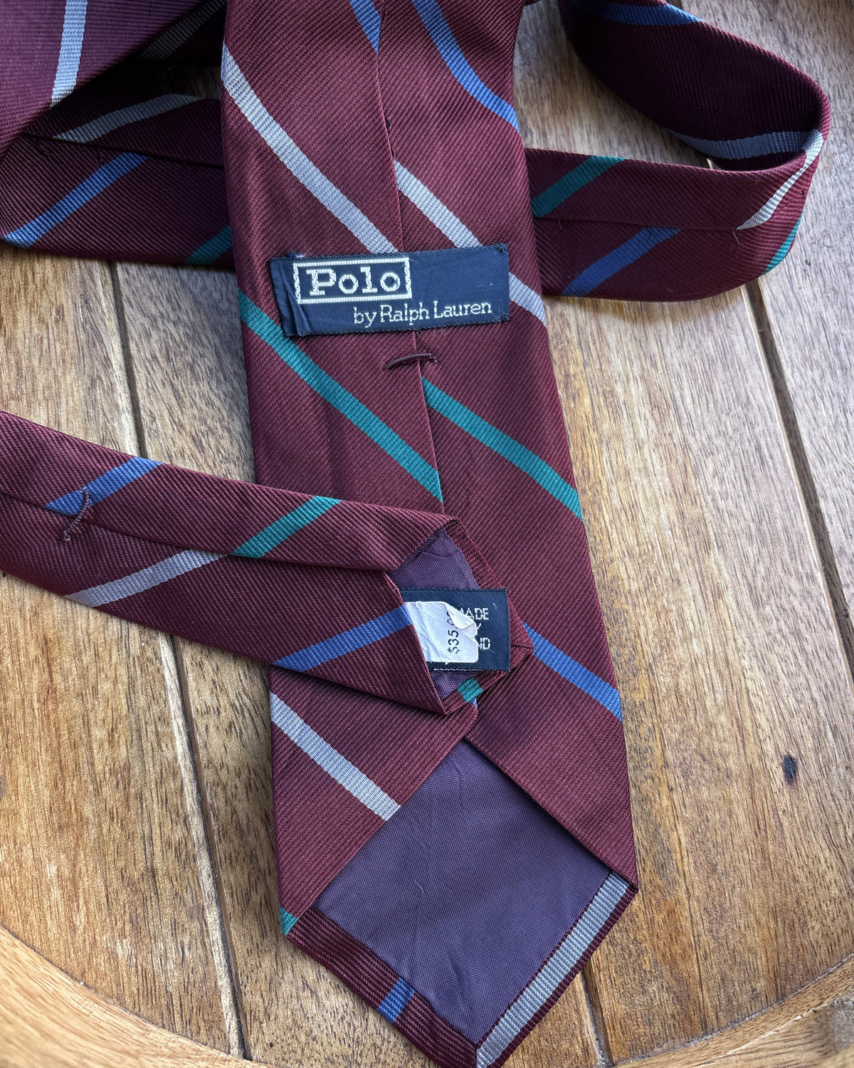 Polo Ralph Lauren Wine Neck Tie