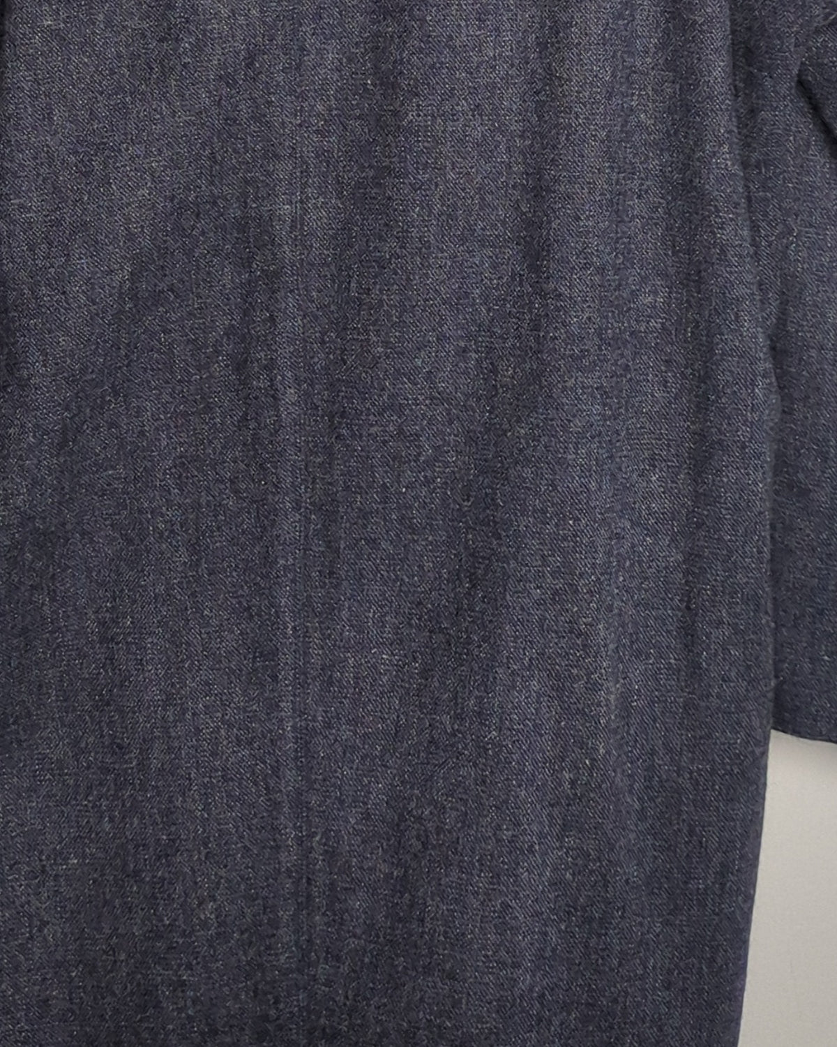 Blue Single-Breasted Coat