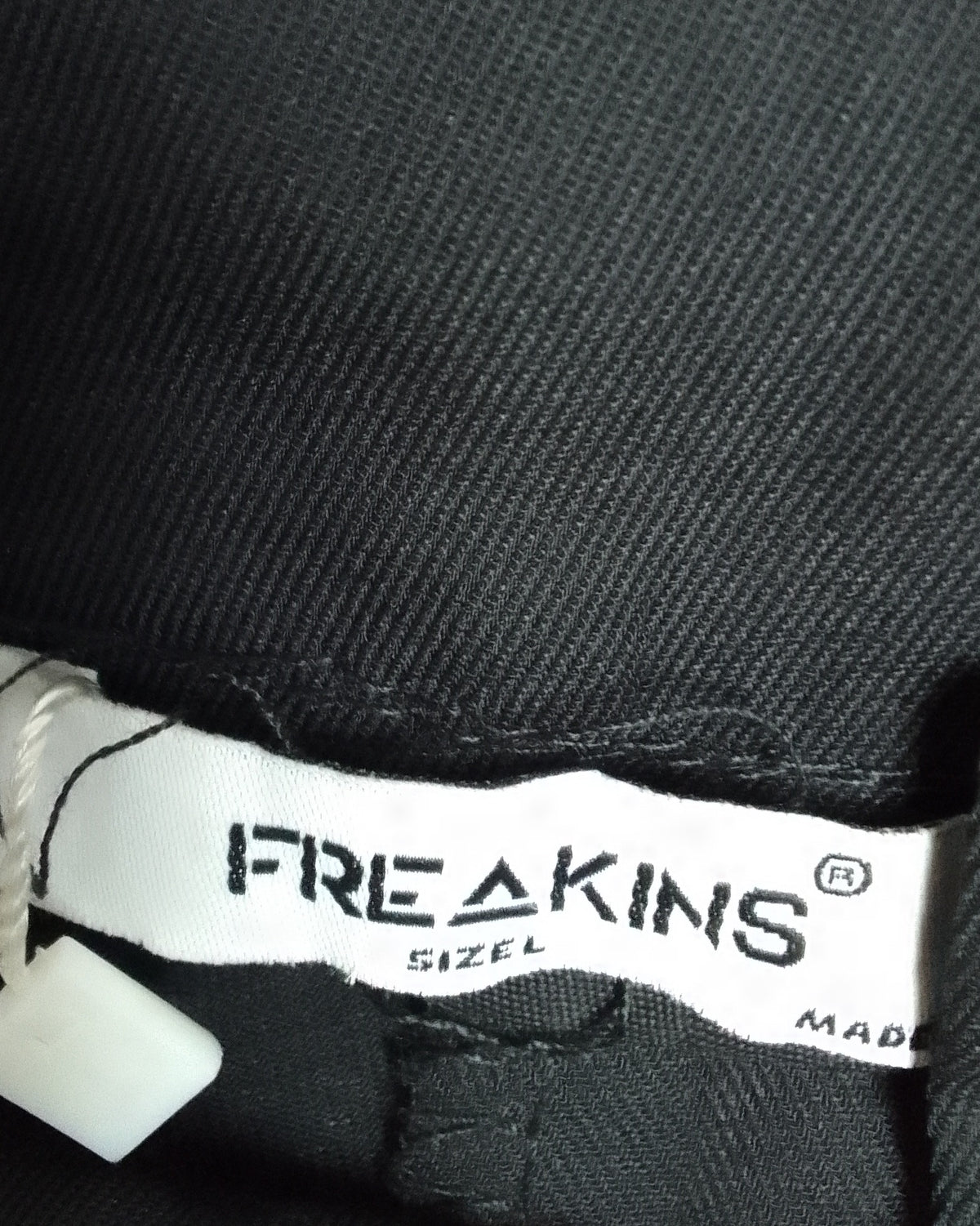 Freakins Black Wrap Trousers