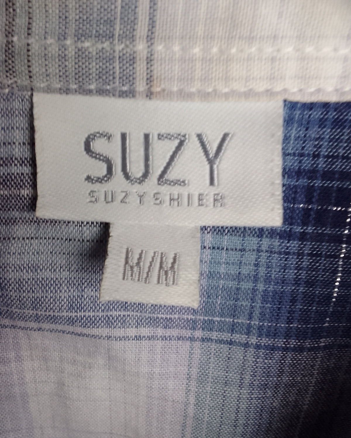 Suzy Blue Plaid Shirt