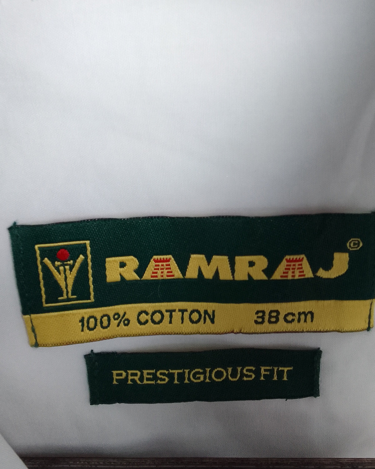 Ramraj White Mandarin Shirt