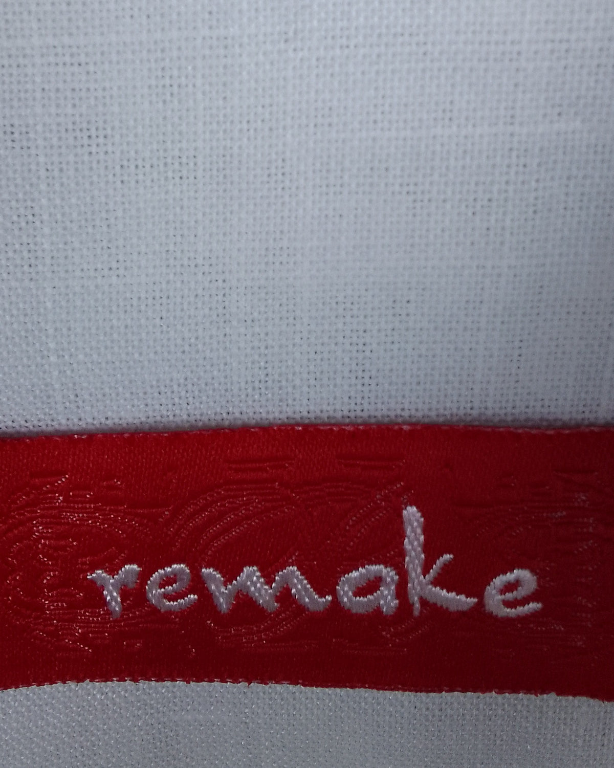 Remake White Embroidered Shirt