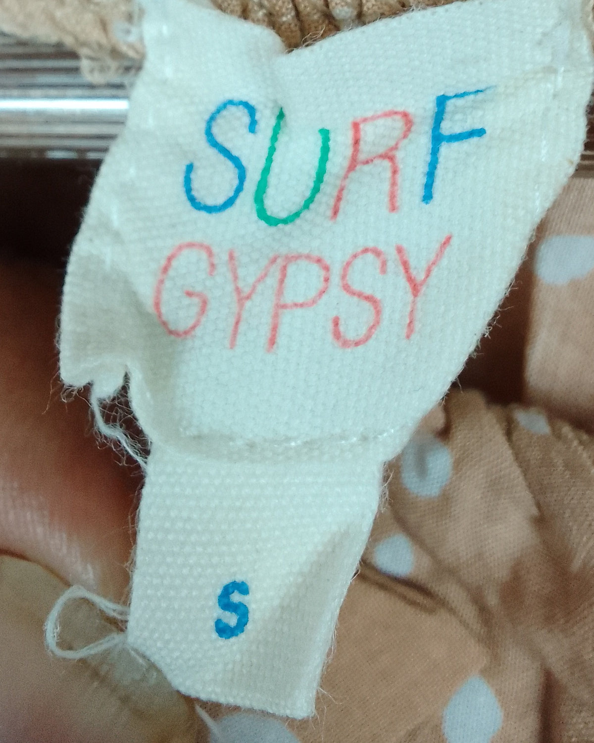 Surf Gypsy Beige Polka Top