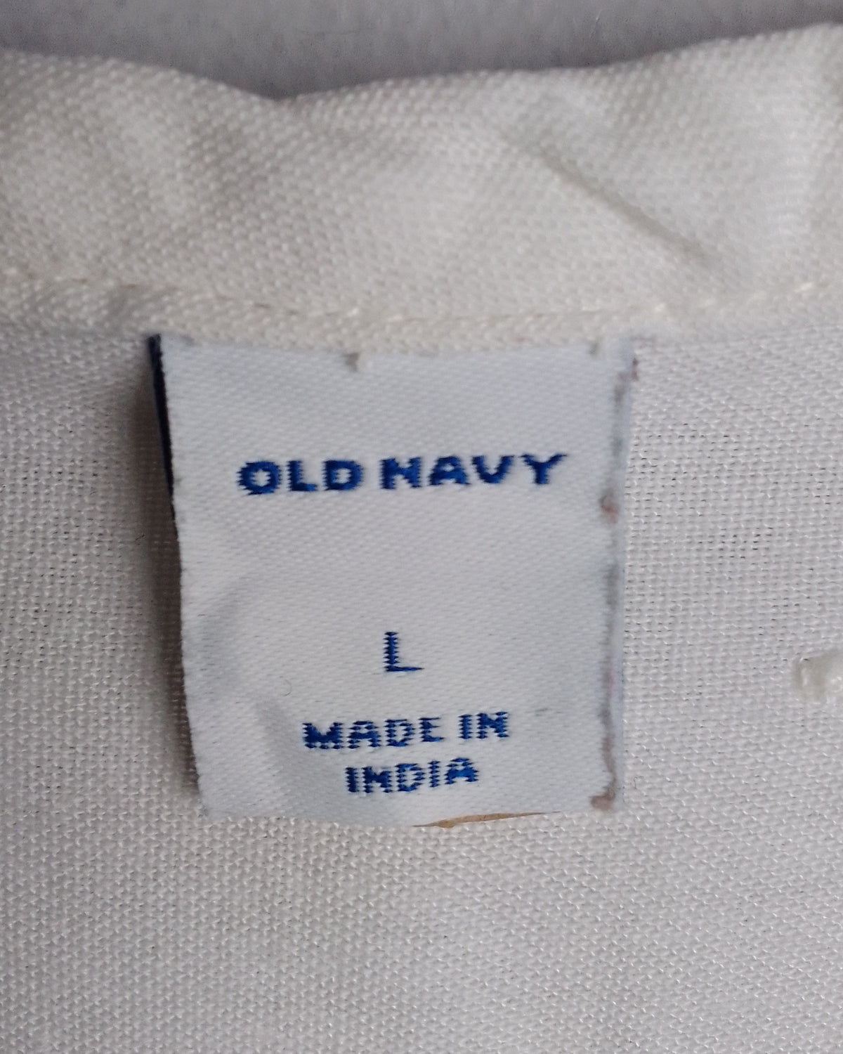 Old Navy White Embroidered Blouse