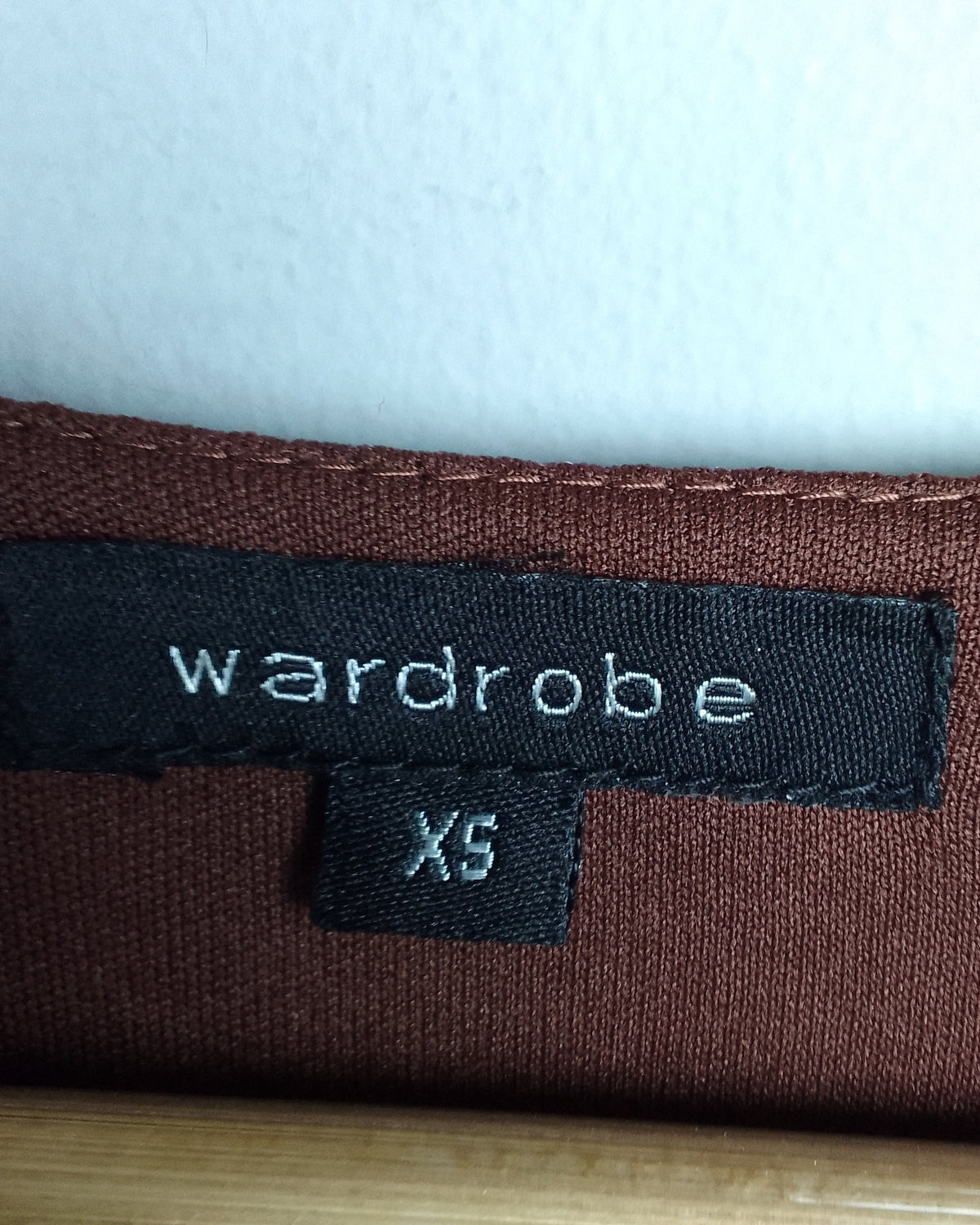 Wardrobe Brown Wrap Dress