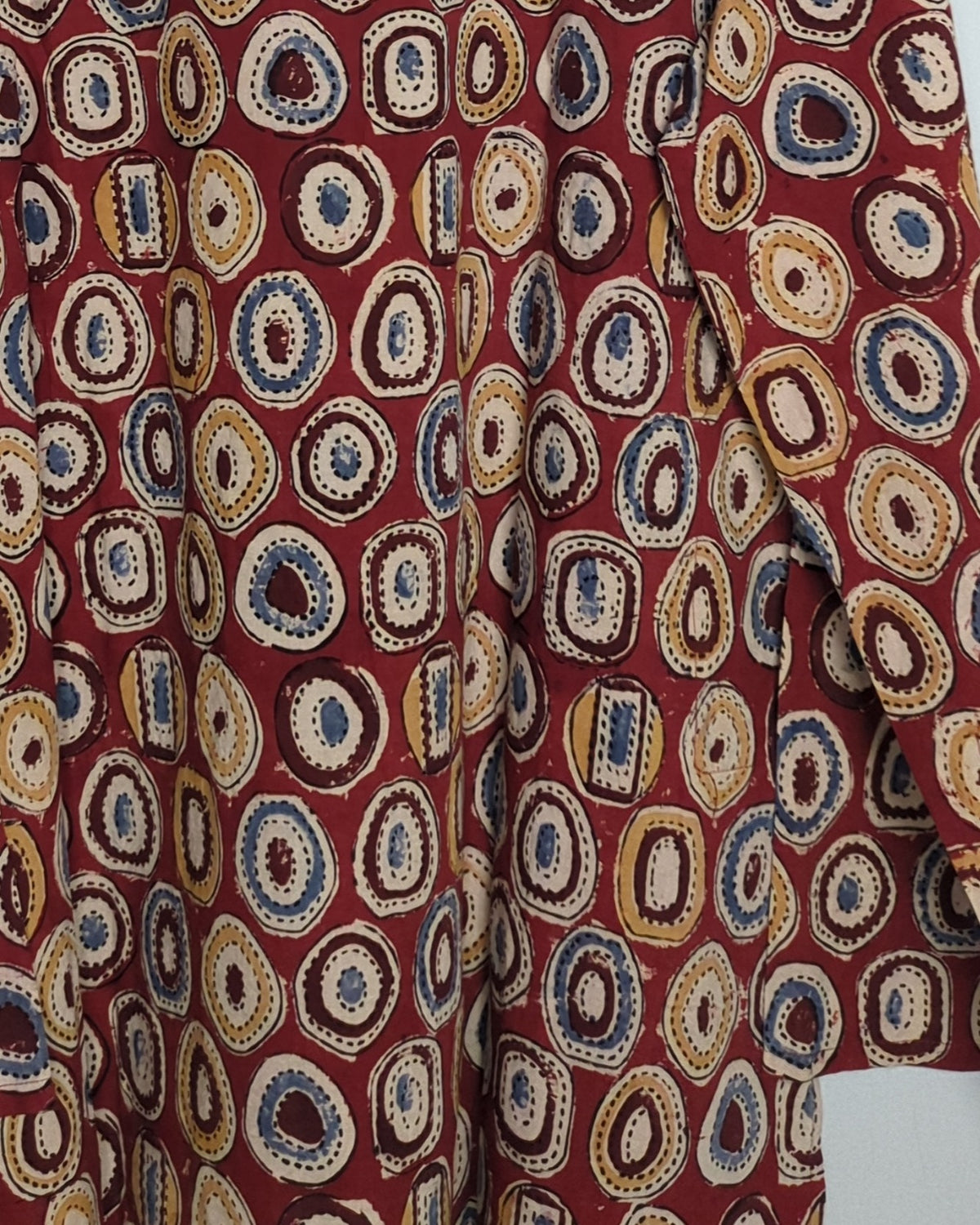 Red Printed Kurta