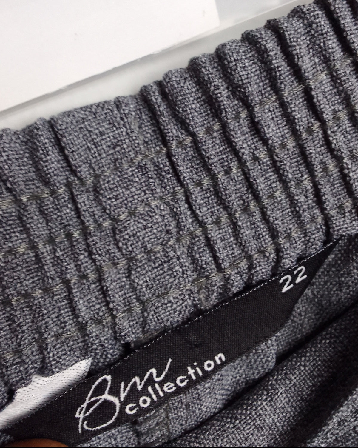 Bm Collection Gray Casual Trousers