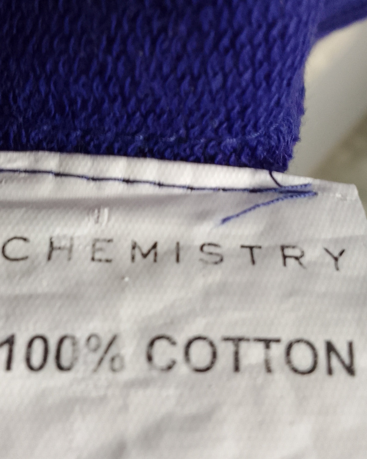 Chemistry Blue Open Blazer