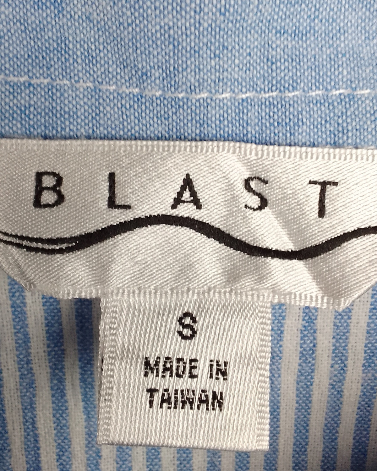 Blast Blue Embroidered Shirt