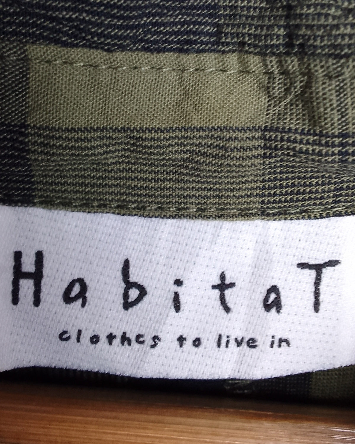 Habitat Green Plaid Shirt