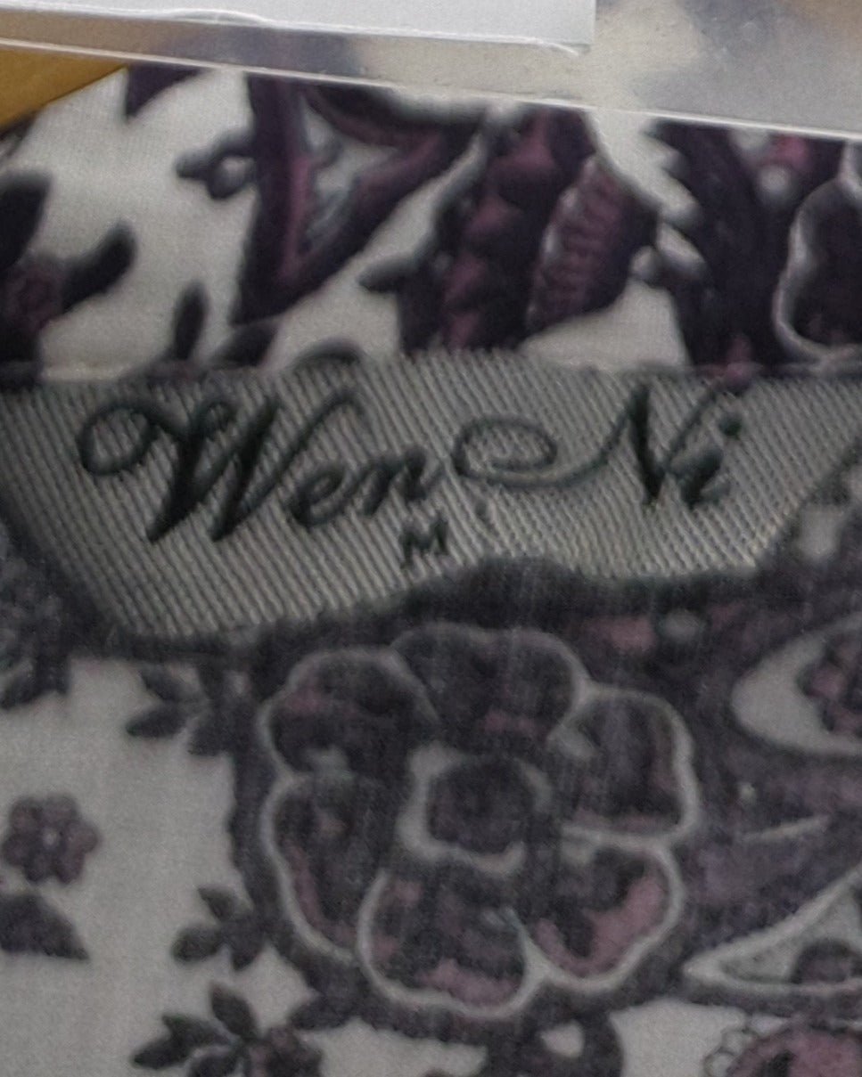 Wen Ni Purple Paisley Blouse