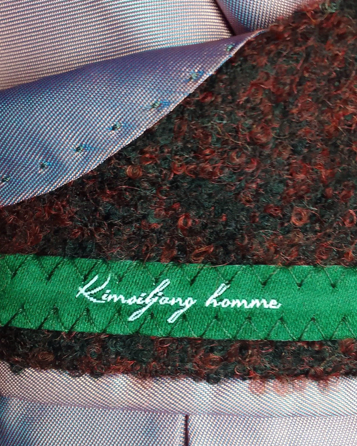Kimseoryong Homme Wine Woolen Blazer