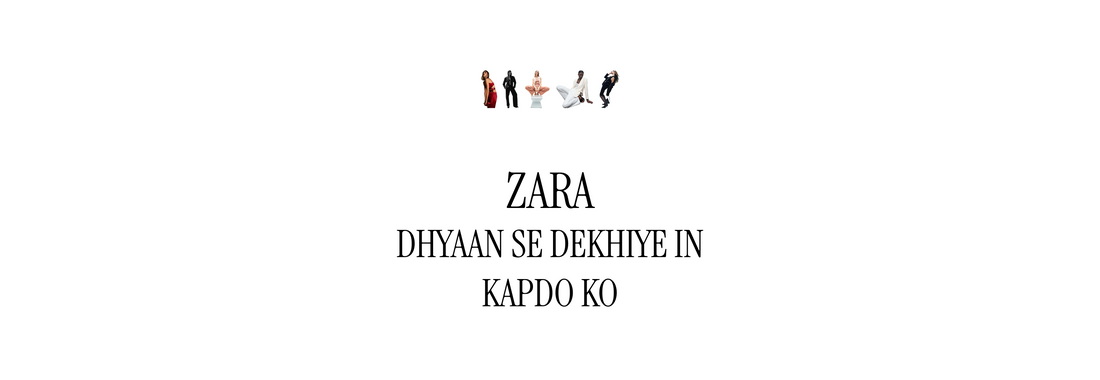 Zara models and their clothes