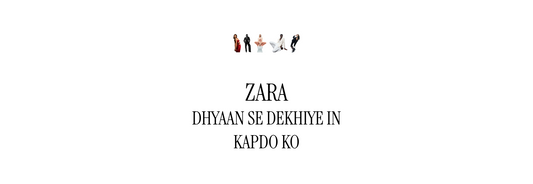 Zara models and their clothes