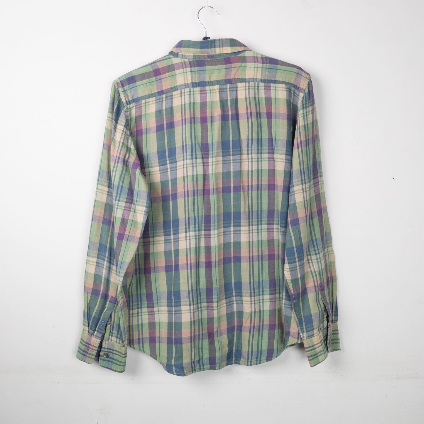 Plaid Button-Up Shirt