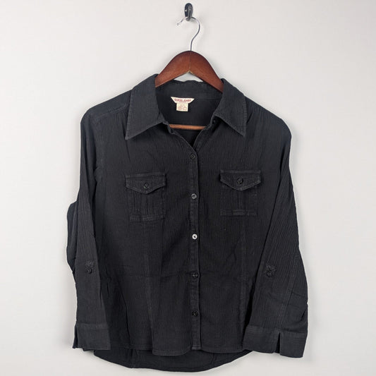 Black Casual Shacket