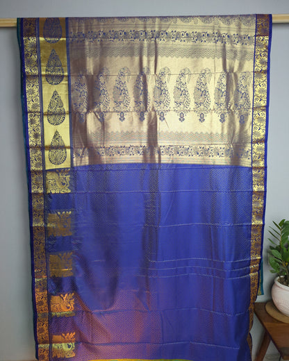 Beige Silk Saree
