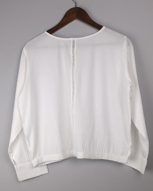 The Label Life White Blouse