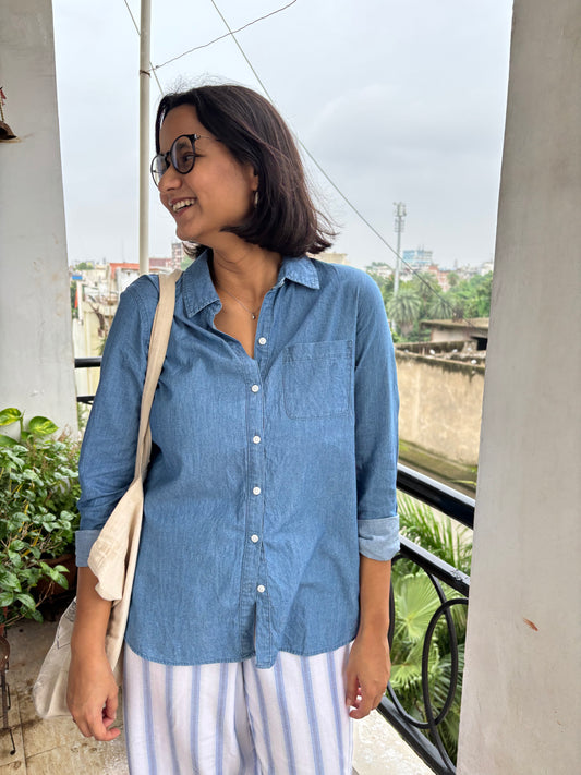 Denim Button-Down