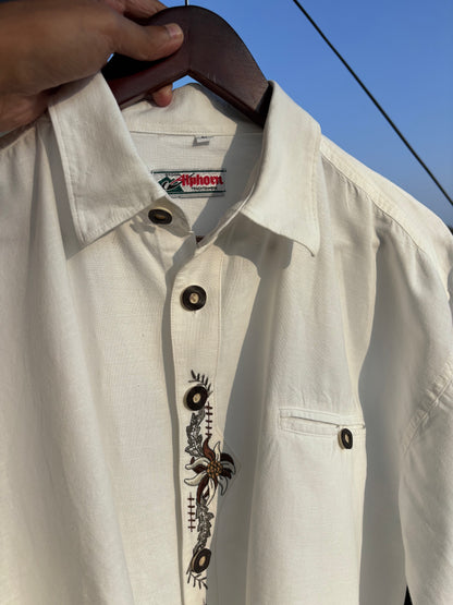 Alphorn Vintage Trachten Shirt