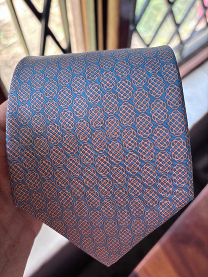 Vintage Marqués de Riscal Silk Tie (Made in Italy) - Jacquard Pattern