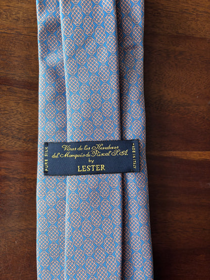 Vintage Marqués de Riscal Silk Tie (Made in Italy) - Jacquard Pattern