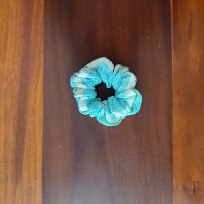 Prelo mini scrunchie in blue