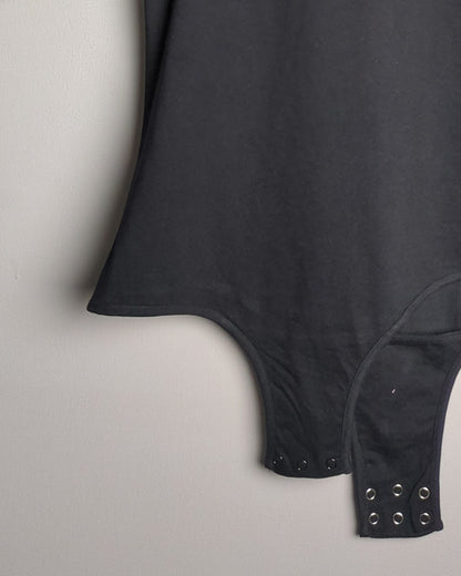 Miss Chase Black Basic Bodysuit