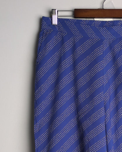 Jisora Blue Wide-Leg Trousers