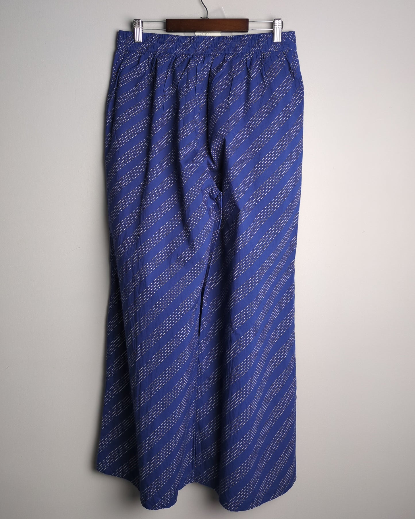 Jisora Blue Wide-Leg Trousers