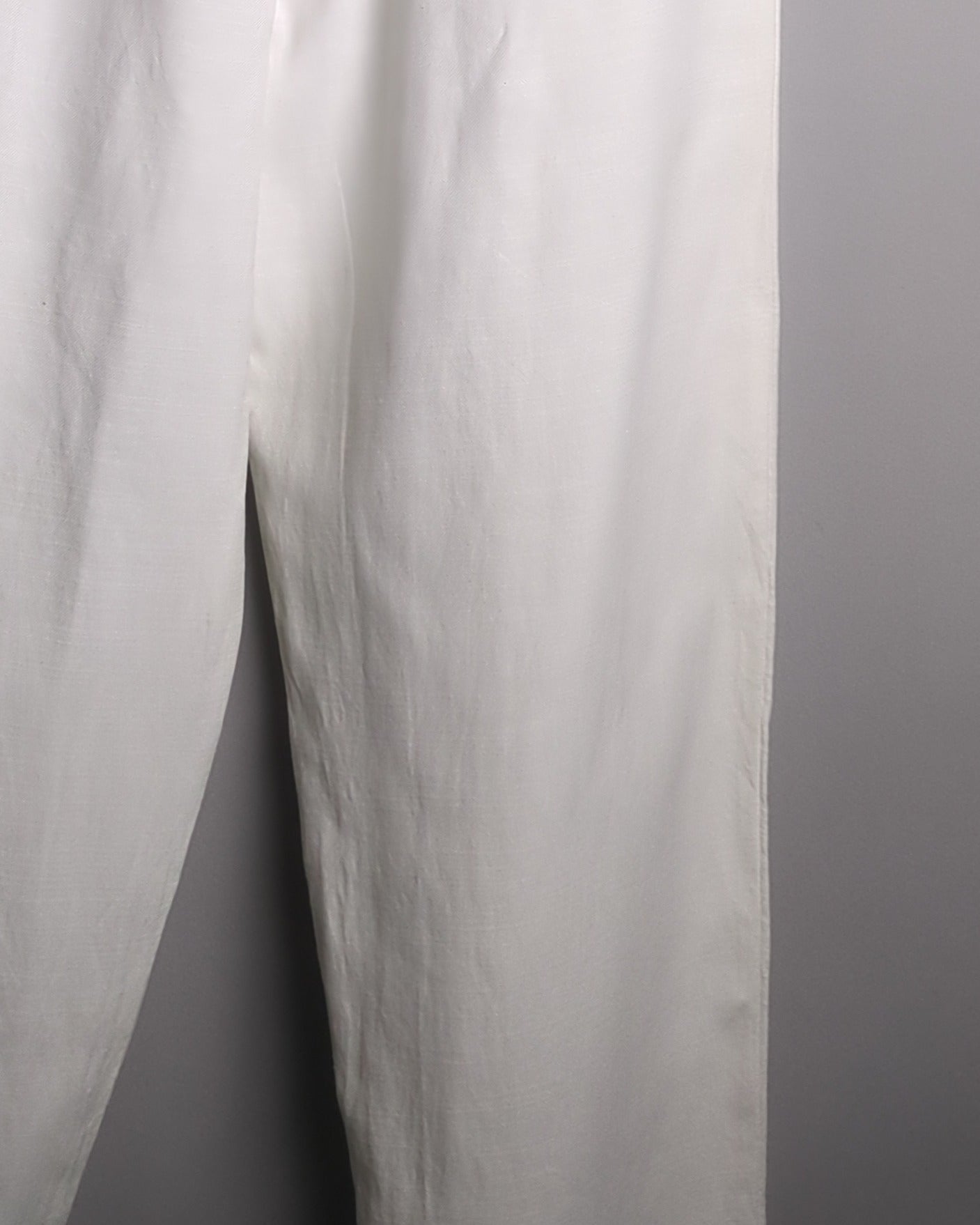 Zara White Casual Trousers