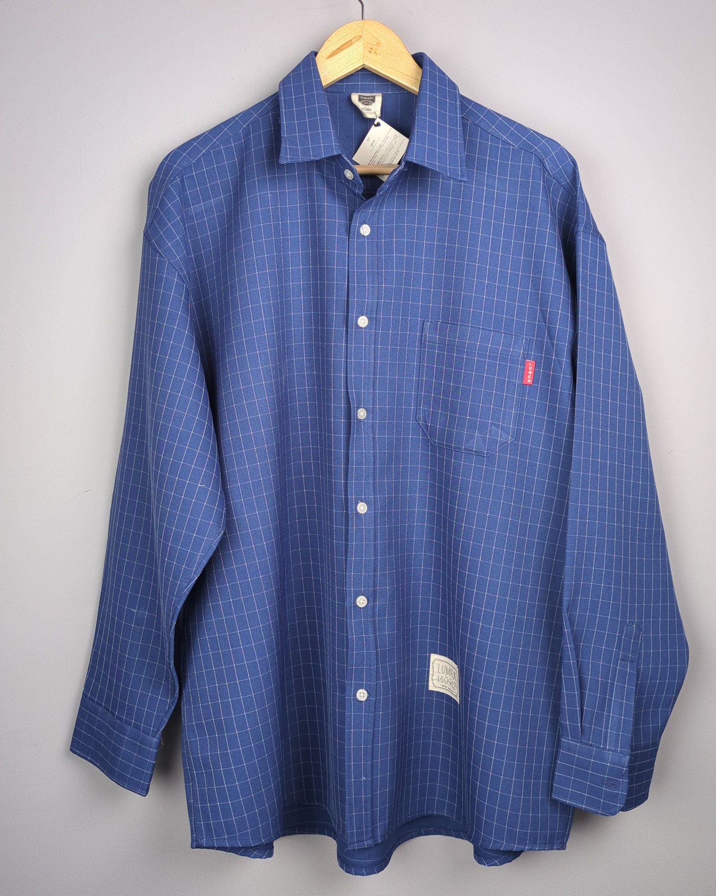 Lumen Blue Button-Down Shirt