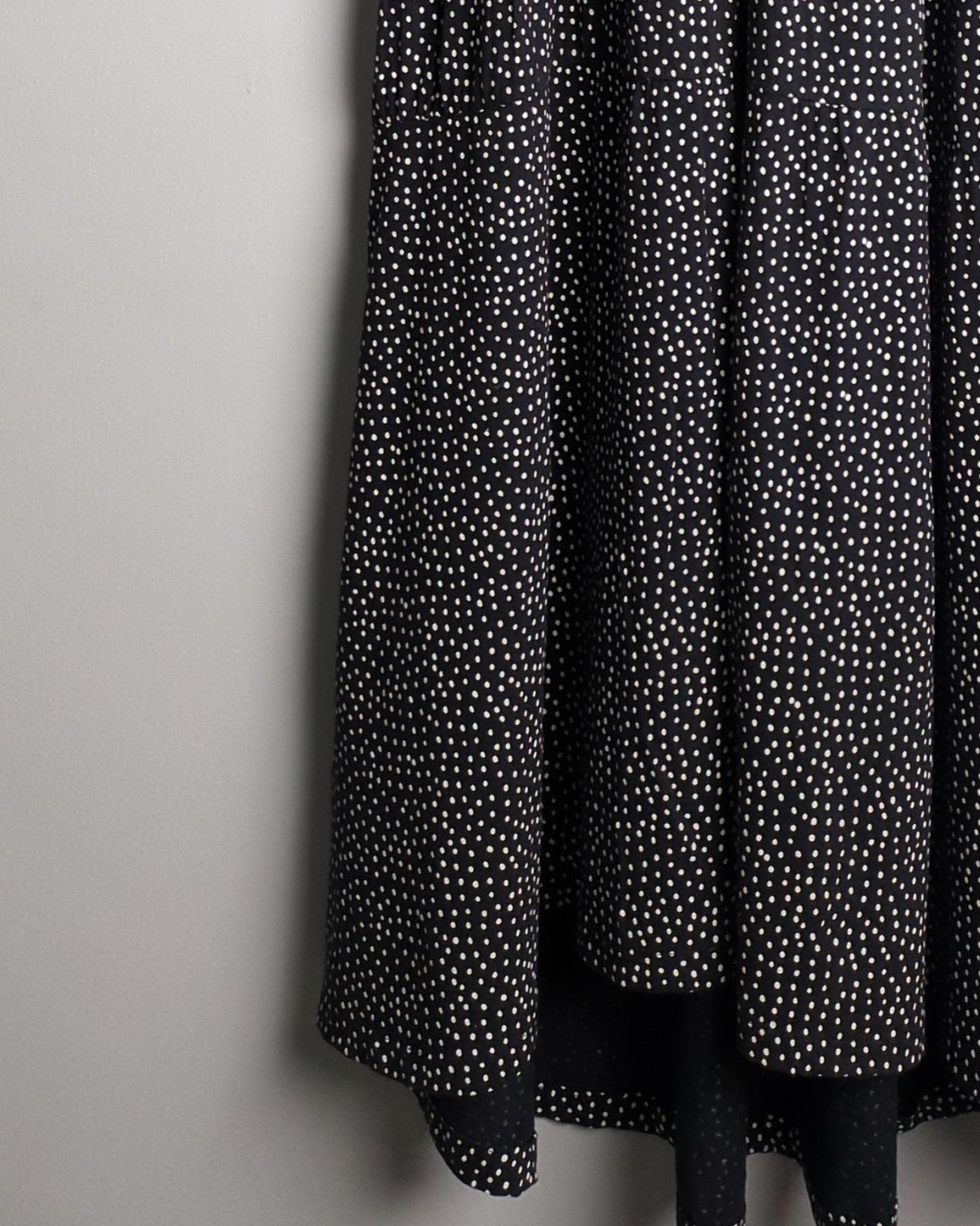 Zara Black Polka-Dot Dress