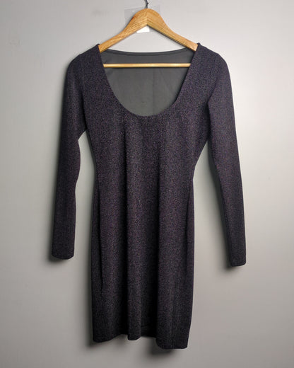 H&M Black Shimmer Dress