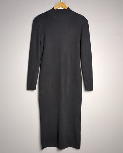 H&M Black Mock-Neck Dress