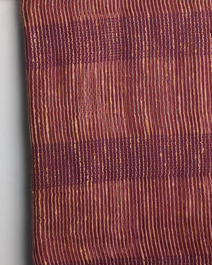 Wine Textured Saaree