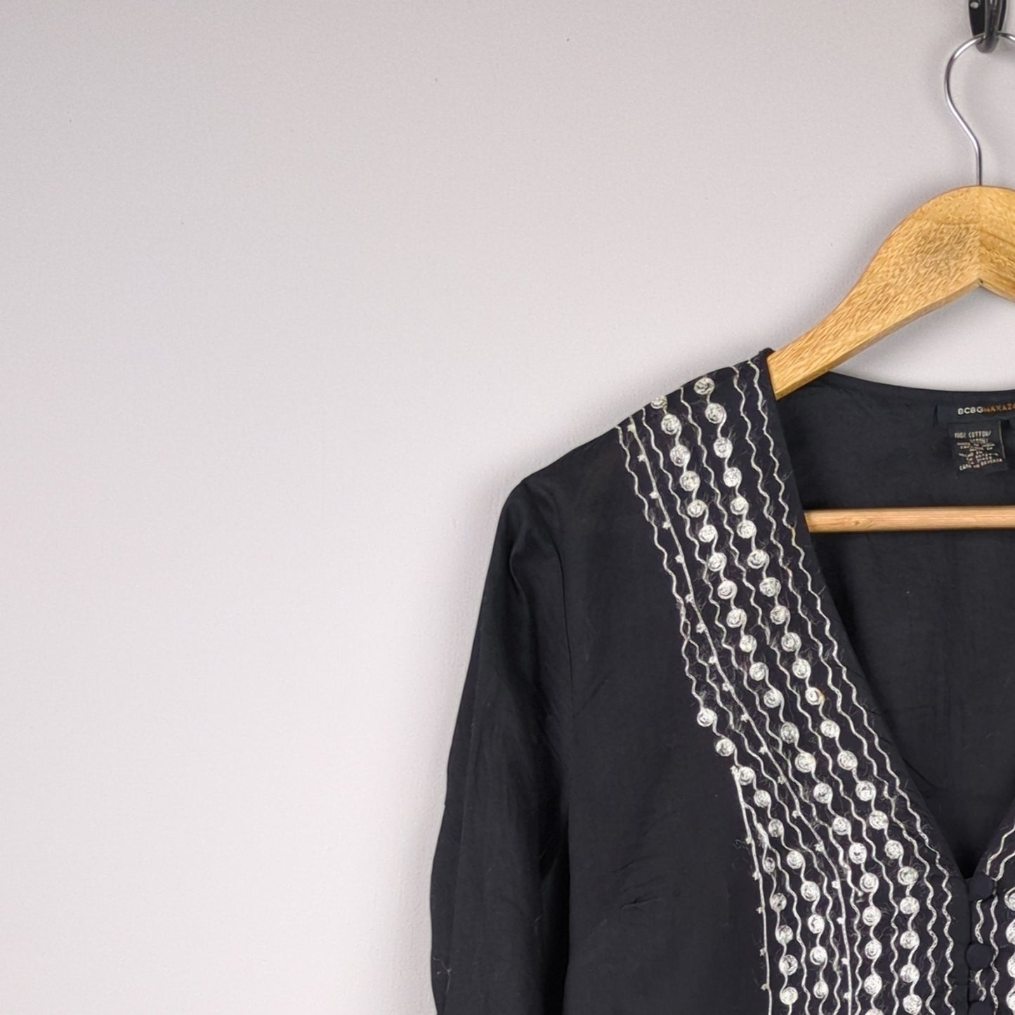 Embroidered Black