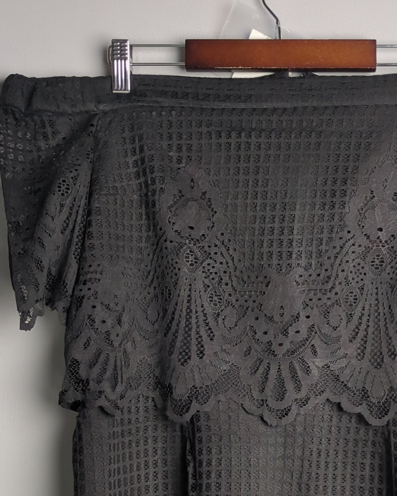 Topshop Black Lace Dress