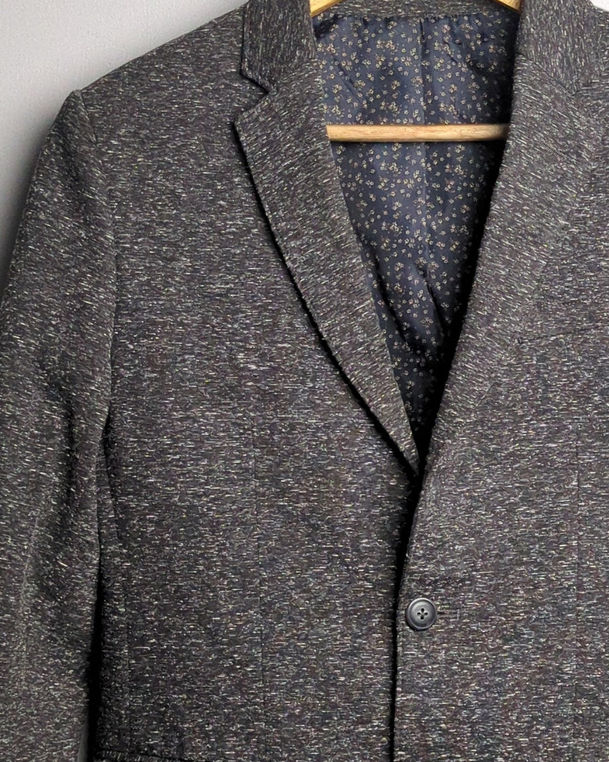 United Colors Of Benetton Grey Casual Blazer