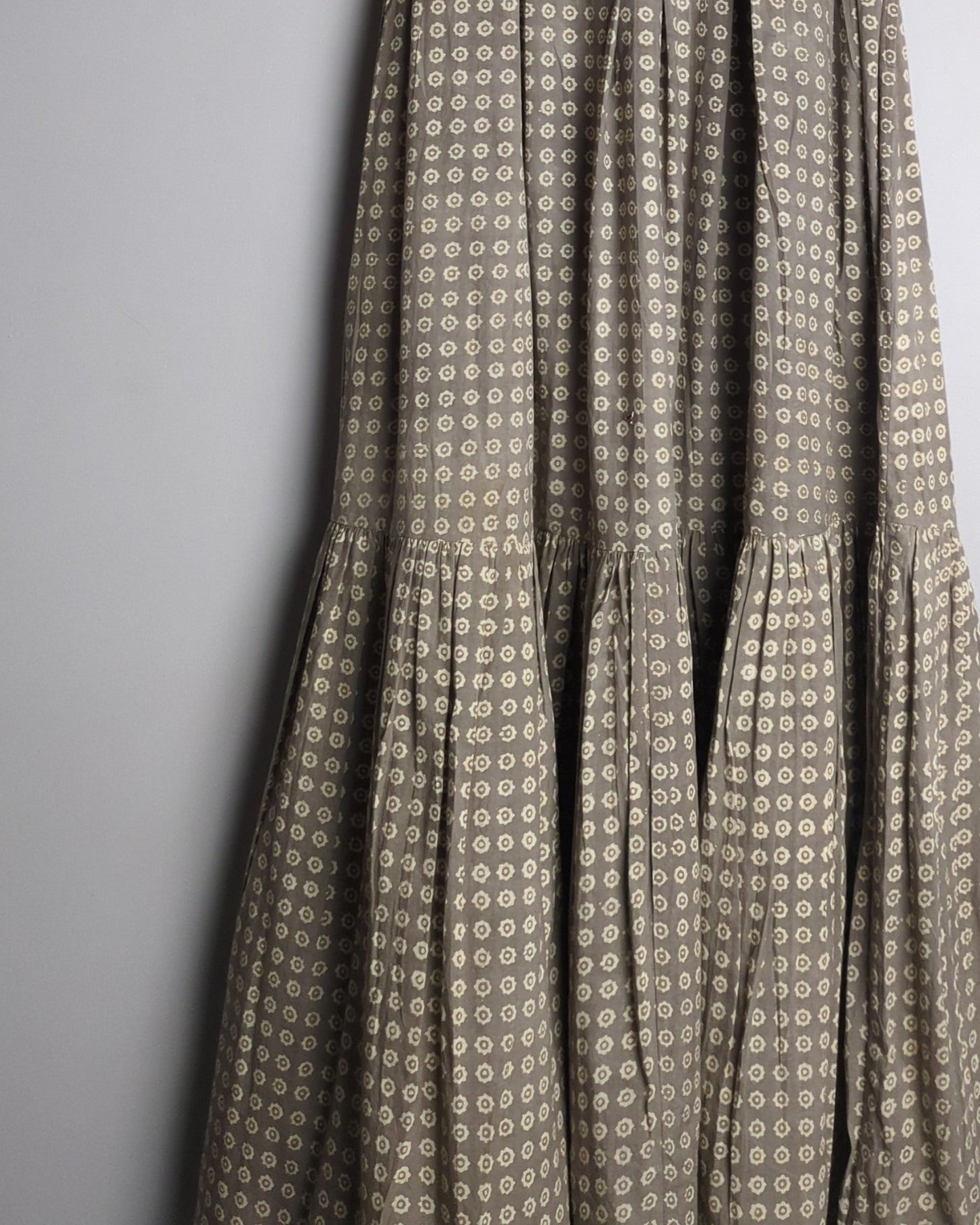 Khara Kapas Beige Halter Dress