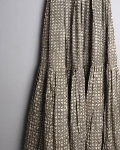 Khara Kapas Beige Halter Dress