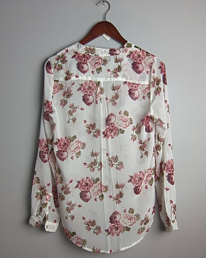 Chicoree White Floral Blouse