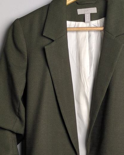 H&M Green Casual Blazer