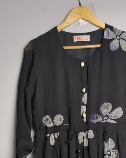 Profile Black Floral Dress