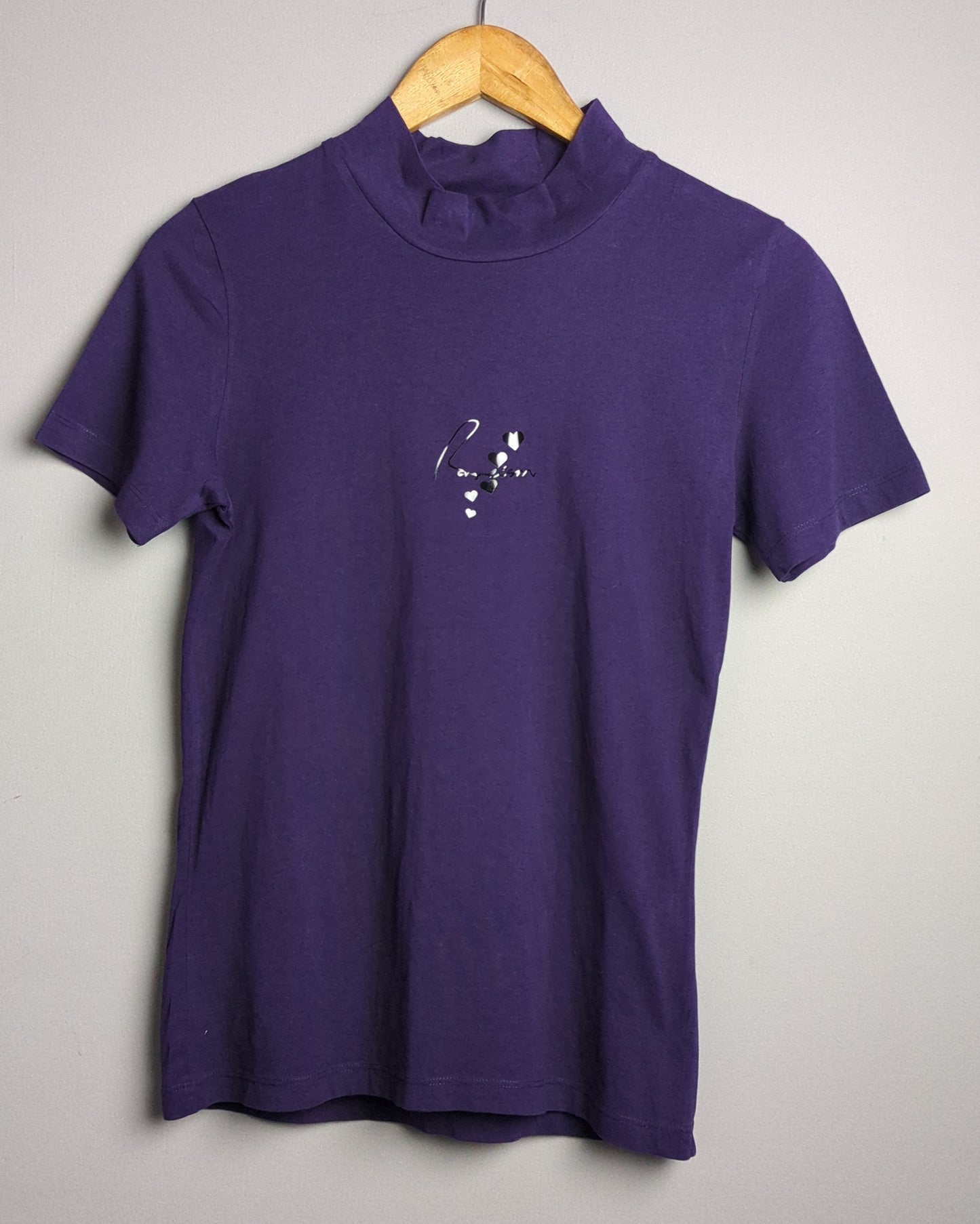 Rareism Purple Mockneck Tee