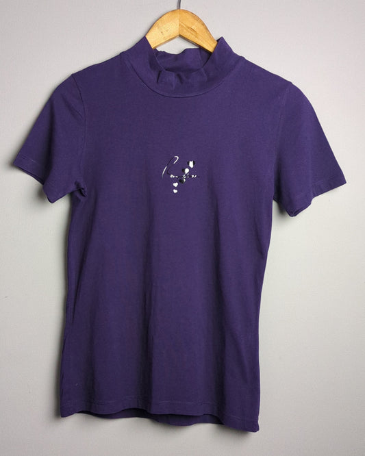 Rareism Purple Mockneck Tee