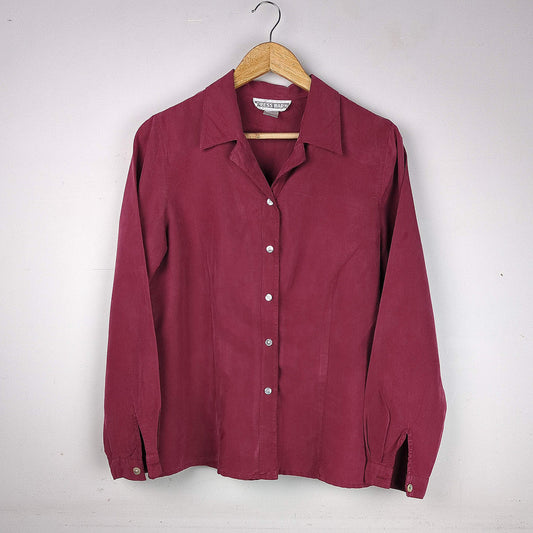 Dress Barn Button-Up Shirt